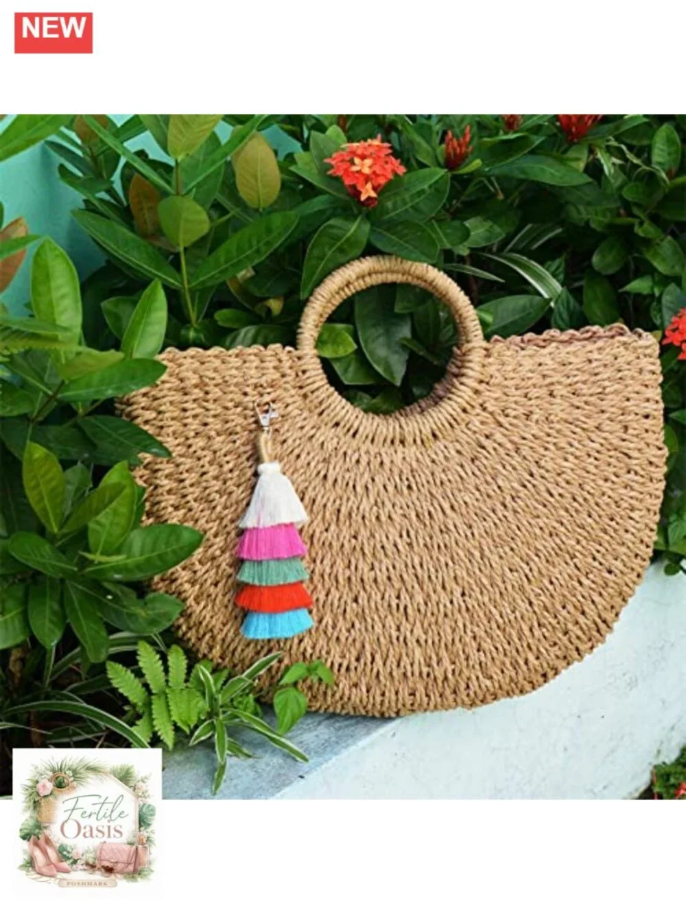 Boho Cotton Tassel Keychain Charm, Pom Pom Bag Decoration, Keyring for Women